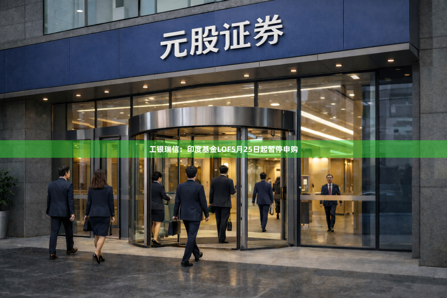 工银瑞信：印度基金LOF5月25日起暂停申购