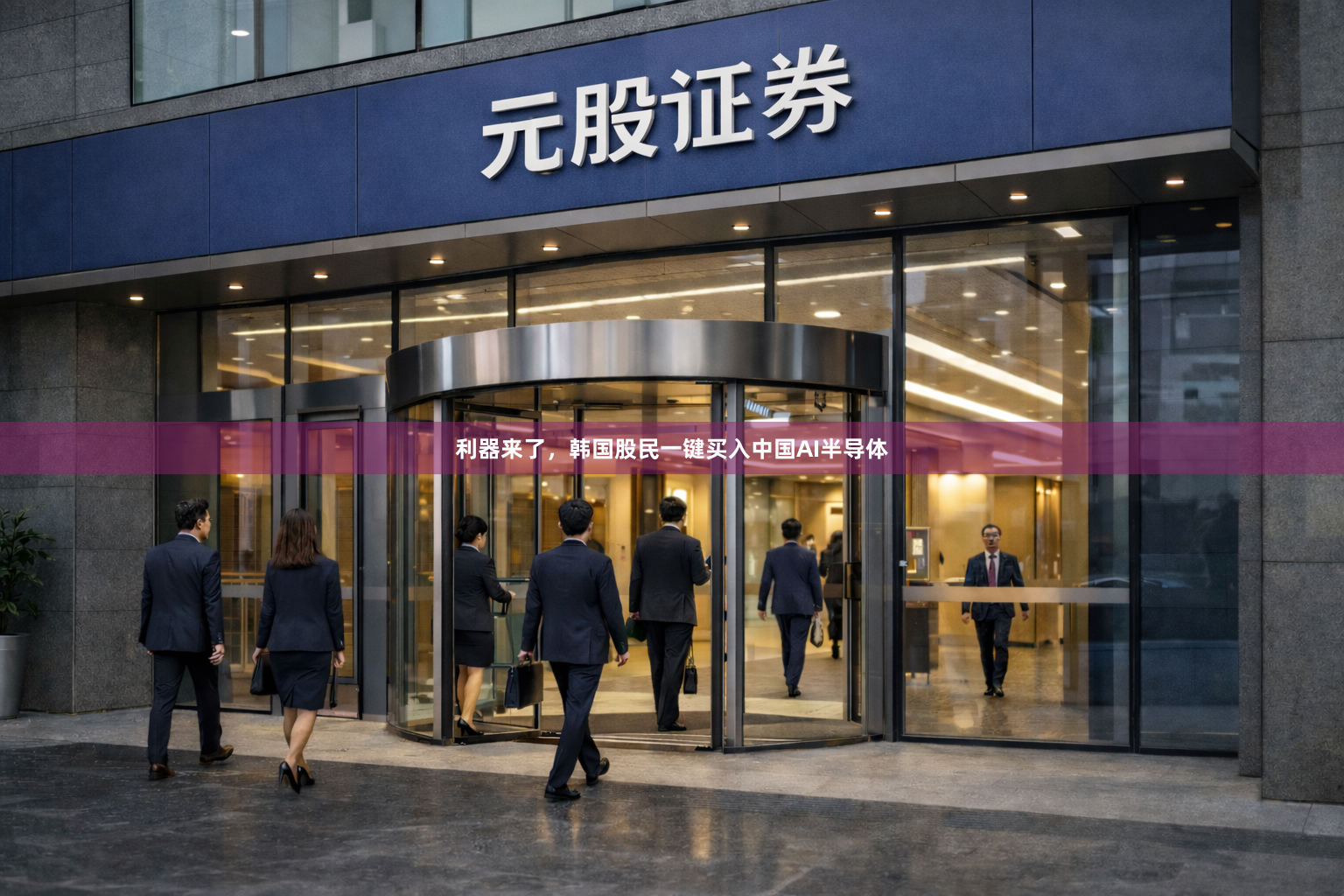 利器来了，韩国股民一键买入中国AI半导体